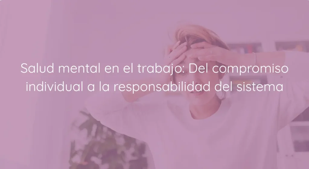 Salud mental en el trabajo